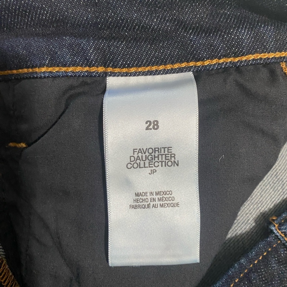 Favorite Daughter Dark blue Valentina tower Straight Leg Jeans 28 - Picture 5 of 8